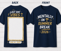 Signable Last Day of School Shirts- Franklin Regional Navy 2026